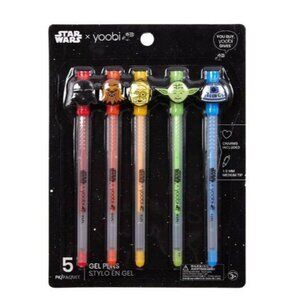 Yoobi Star Wars Charm Pens Multicolor Ink 5pk